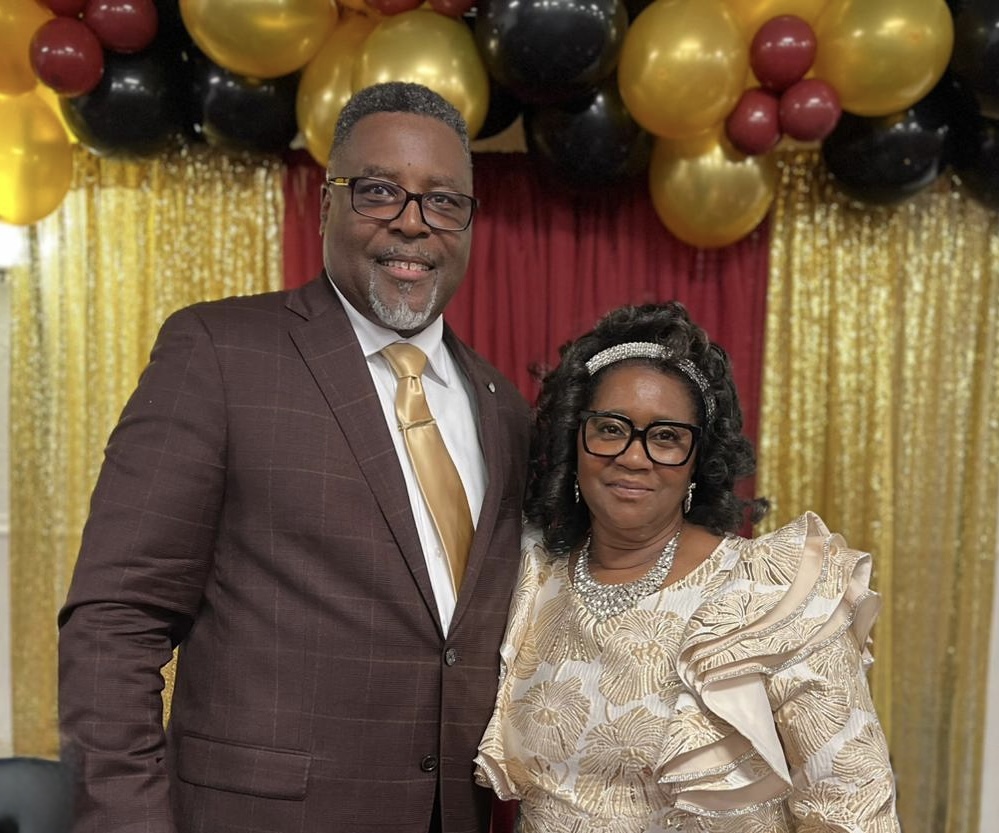 Pastor Lloyd and his wife